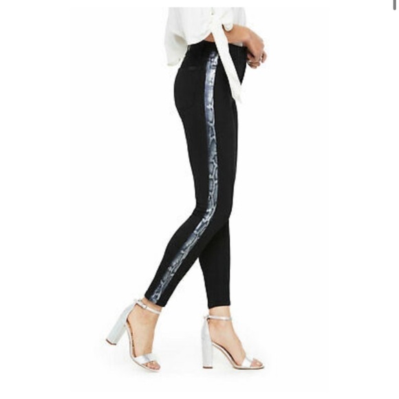 Joe’s Jeans Charlie Cobra Stripe High Waist Ankle Skinny - Picture 3 of 10